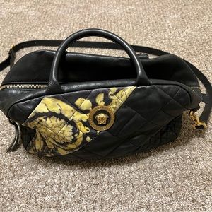 Versace Quilted shoulder/handbag